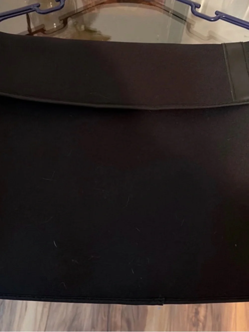 Black Tablet Sleeve with Strap Accent